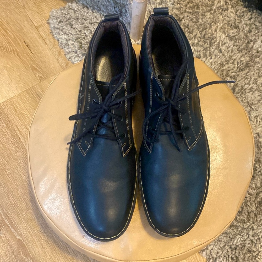 Pikolinos men’s black leather ankle boots size 43 (10)